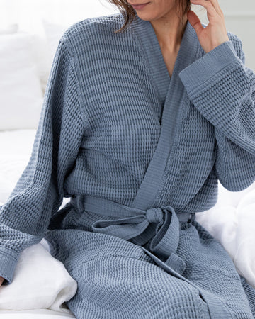 Intimo Hooded Cotton Robe  Shop Luxury Bedding and Bath at Luxor
