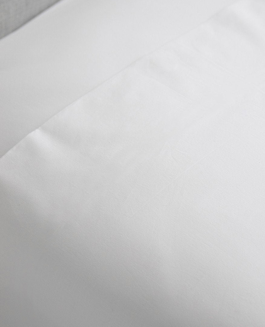 Bamboo/Cotton Percale White