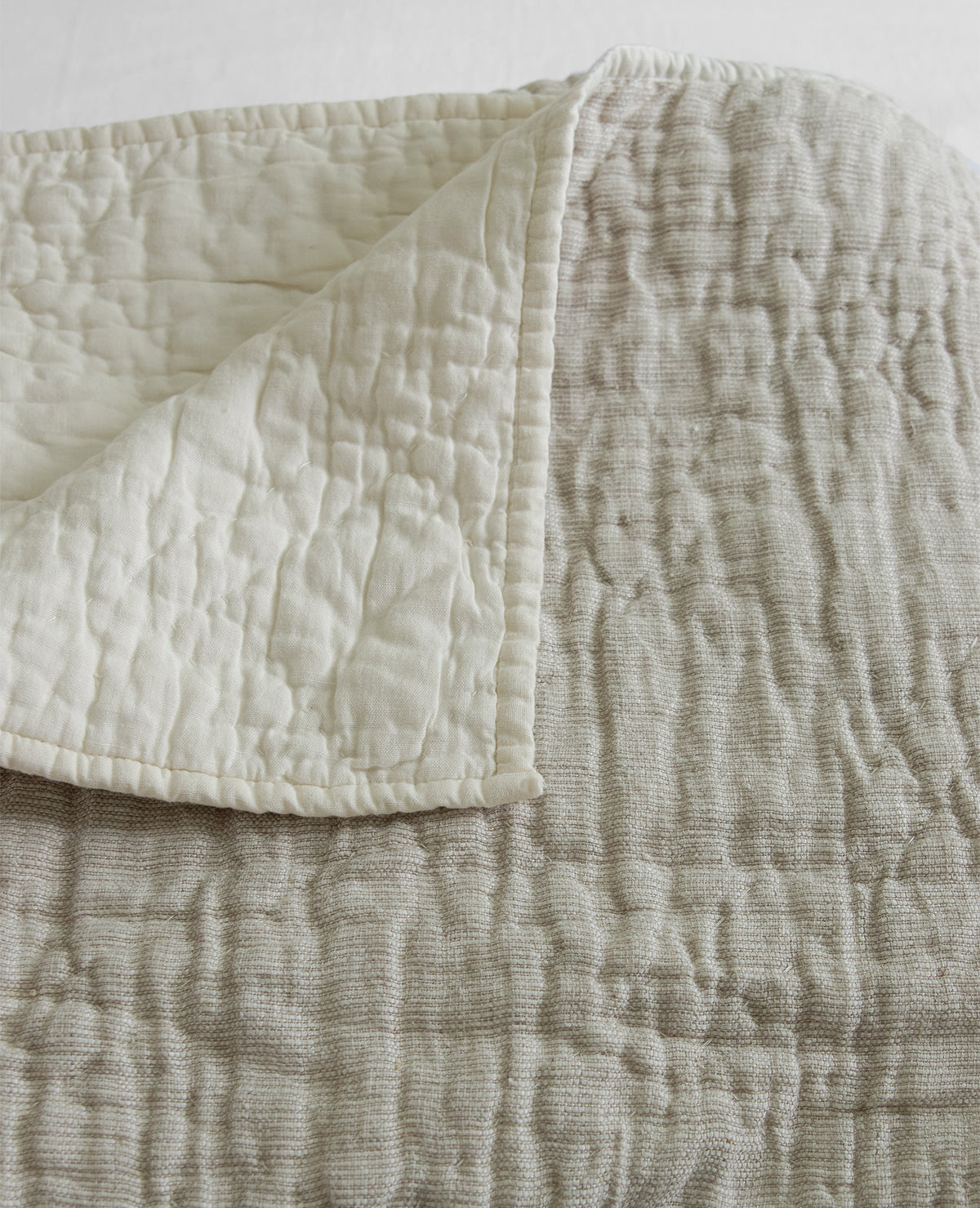 Julian Natural Linen Quilt